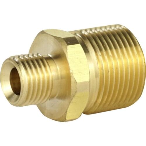 Brass High Pressure Washer Adapter M22 X1,5 AG X 1/4\\\" Connector Hose Pipe Adapter Universal M22 Brass Connector Garden Water