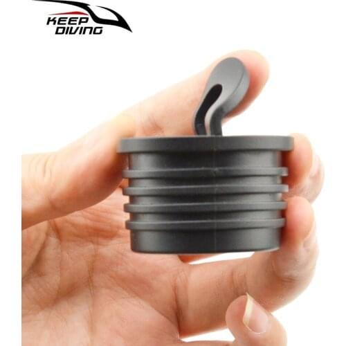 Outdoor Black Rubber Kayak Canoe Boat Raft Scupper Stopper Bung Drain Holes Plugs
