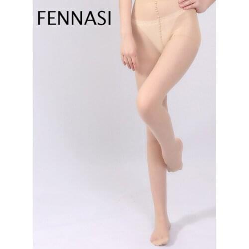 FENNASI Arbitrarily Cut Full Crotch Tights Sexy Women Black Ultrathin Pantyhose Transparent Elastic Slim Breathable Hosiery