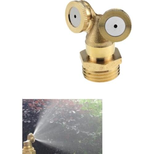 1/2inch Brass Agricultural Mist Spray Nozzle 180 Degree External Thread Garden Water Sprinkler Irrigation Spray Nozzle