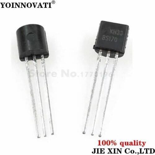10pcs/lot BS170 TO-92 MOSFET N-CH 60V 500MA Best quality