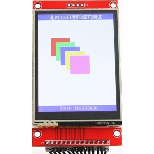 2.8 Inch TFT LCD Module ILI9341 Driver With Touch IC XPT2046 240(RGB)*320 SPI Serial Port (9 IO) For UNO R3 Mega Raspberry PI