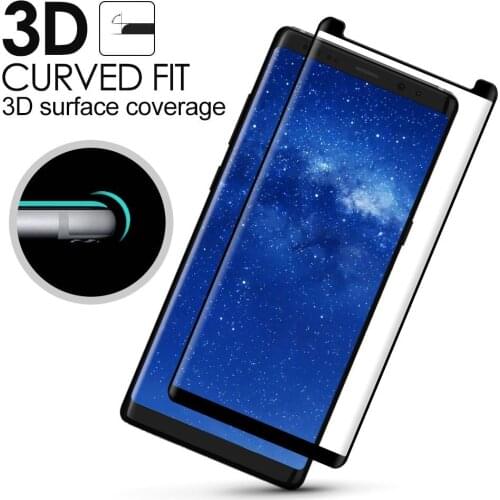 3D Curved Full Cover 9H Tempered Glass Screen Protector For Samsung Galaxy S8 S9 plus film for samsung S9 Plus note8 note9 glass