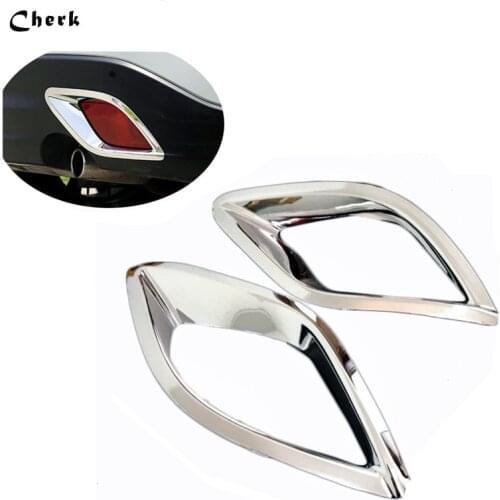 ABS Chrome For Mazda CX-5 CX5 2015 Car After Rear Tail Fog lights Lamp Foglight Shade Frame Trim cover Auto Accessories Styling