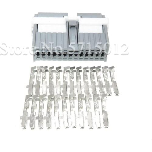24 Hole Automotive Connector Female Wire Electric Cable Socket With Terminals