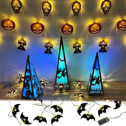 Decoration Prop Creative Holiday Bar Party Halloween Pumpkin Ligh Halloween Pumpkin Light Battery-operation Classic Shaped 10LED