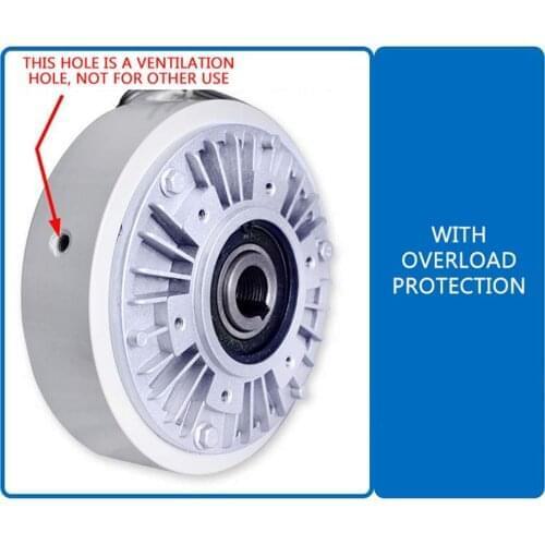 FZ25K-1 Magnetic powder brake hollow shaft hole center Clutch air shaft tension control Independent heat dissipation