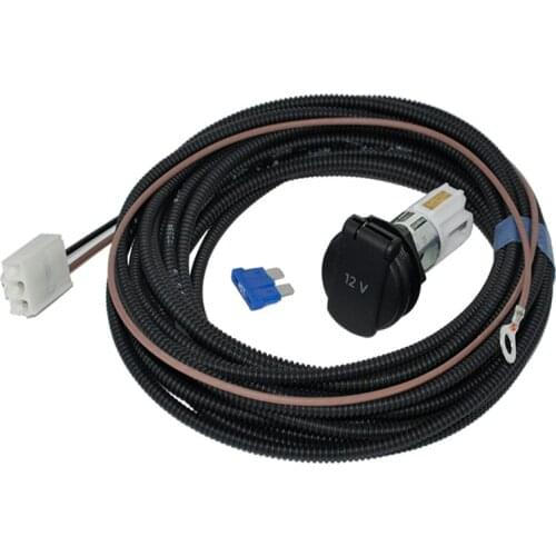 12v Car trunk power supply socket with Harness For passat B8