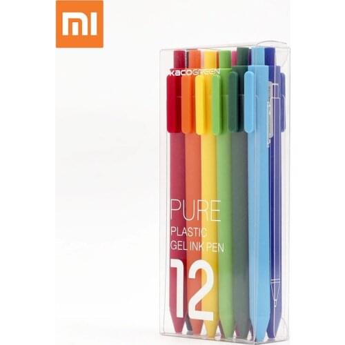 Xiaomi Mijia KACO Colorful Sign Pen 12 Colors 0.5mm Refill ABS Plastic Write Length 400m from Xiaomi Ecological Chain