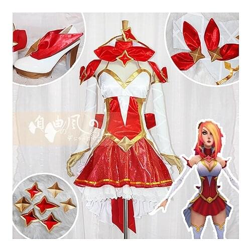 Game LOL Star Guardian Magical Girl Miss Fortune Cosplay Costume All Saints' Day Hot Fashion Uniforms Free Shipping