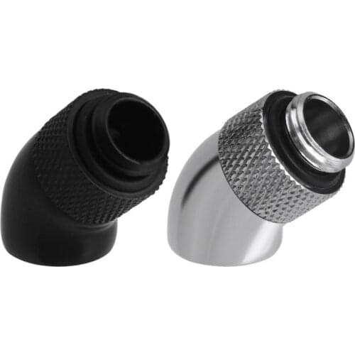 G1/4 Screw Thread 45 Degree Elbow Rotation Brass Adapter Connector Fitting