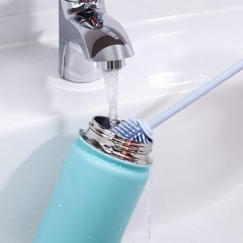 Long Handle Silicone Cup Brush Household Cleaning Commodity Baby Bottle Silicone Brush Silicone Cup Brush