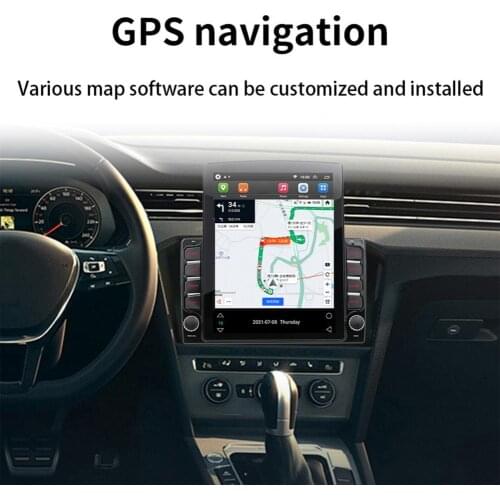 Multifunctional Car Stereo MP5 Player 9.7 Inch Screen FM Radio WiFi Connection GPS Navigation Integrated Player for Automobile