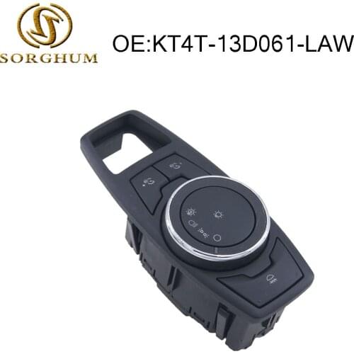 New Arrival Headlight Fog Light Lamp Control Switch Module Button KT4T-13D061-LAW KT4T13D061LAW KT4T-13D061-MBW For Ford