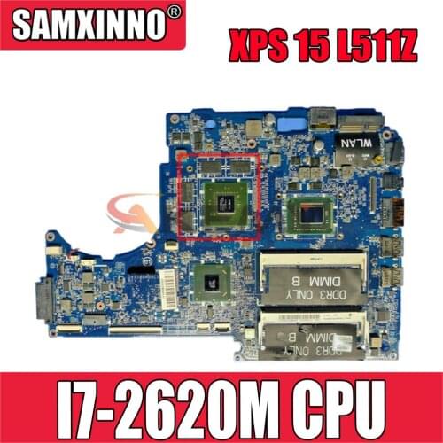 Original Laptop motherboard For DELL XPS 15 L511Z I7-2620M Mainboard CN-05RPKT 05RPKT DASS8BMBAE0