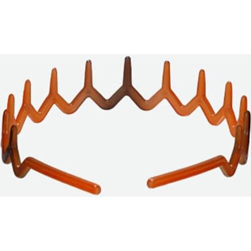 2pcs Casual Plastic Tooth Hair Comb Headband Comfort Wavy Toothed Hairband Hard Headbands for Women Girls @ME88