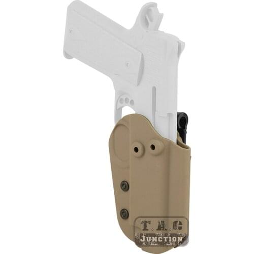Tactical HSG Style Right Hand Holster For COMP-TAC 1911 Dark Earth IWB Kydex Belt Type Holster Case