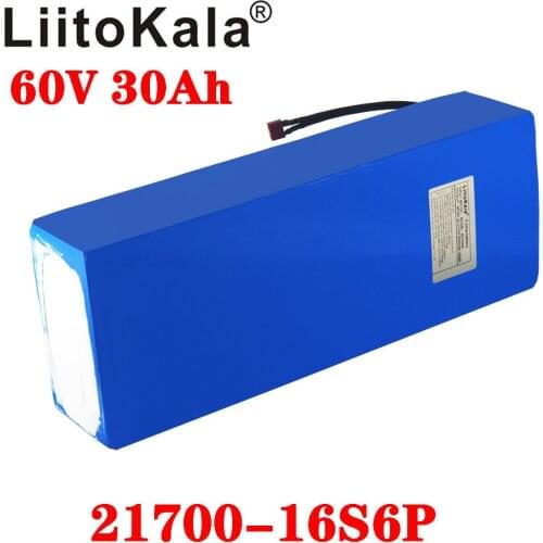 LiitoKala 60V 30ah electric scooter bateria 60V 30AH Electric Bicycle Lithium Battery Scooter 60V 1000W ebike battery