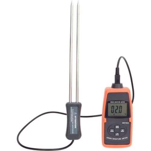 Grain Moisture Meter LCD Display Digital Grain Moisture Tester Contains Wheat Corn Rice Humidity Tools ATC And Backlight
