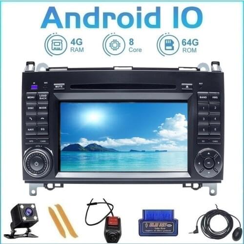 ZLTOOPAI Car Multimedia Player For Benz Sprinter Viano Vito B-class B200 B180 Android 10 GPS Navigation DVD Player IPS DSP Media
