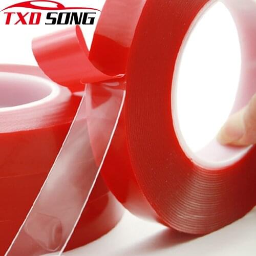 1PCS 3meters Double faced Acrylic Foam Adhesive 3 meters Long Tape Double side Sticker for car interior Parts decal decoration