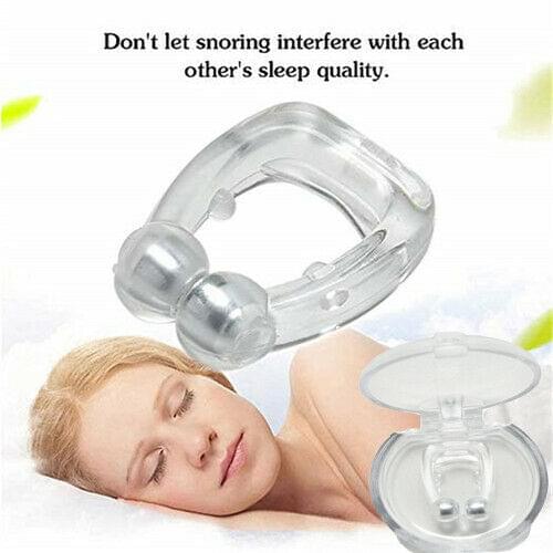 1PC Anti Snore Nose Clip Micro Sleep Stop Snoring Aid Clipple Magnet Silicone