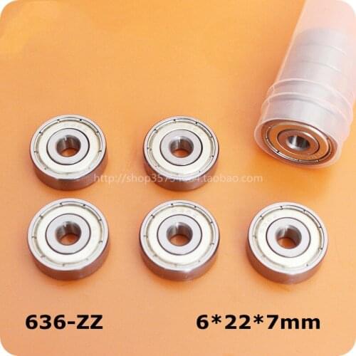 [S636ZZ-P2]Free Shipping 10pcs stainless steel electric tool instrument deep groove ball bearing S636-2Z S636ZZ bearing 6*22*7mm