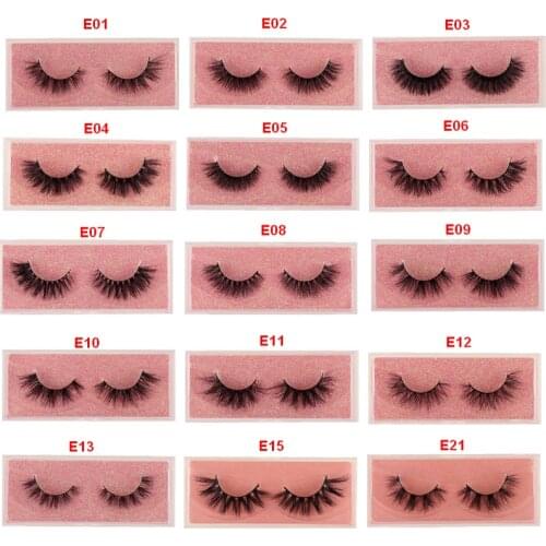 100 pairs Eyelashes natural handmade lashes Full Strip Lashes Soft False Eyelashes Makeup Cruelty free sexy 3D Mink Lashes