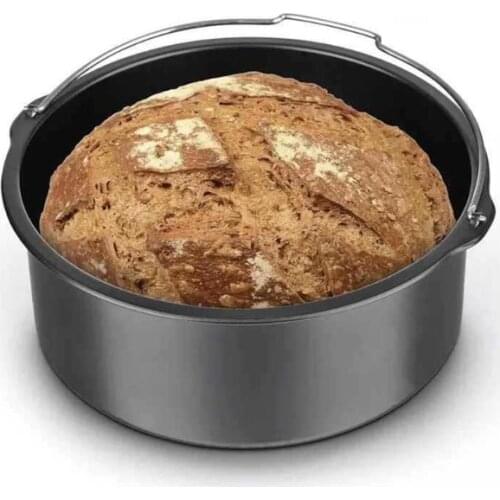 6/7/8'' Non Stick Cake Mold Baking Tray Pan Round Roasting Basket Bakeware Mould Air Fryer