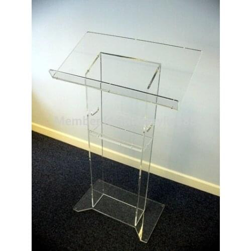 Free Shipping Beautiful HoYodeMonterrey Price Reasonable Acrylic Podium Pulpit Lectern podium plexiglass