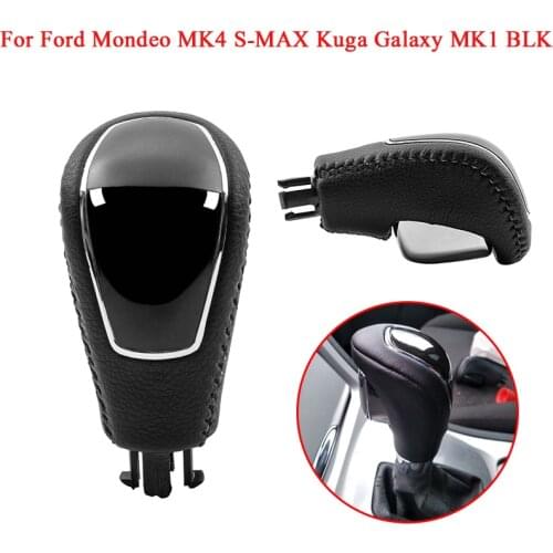 Automatic Lever Shifter handle Knob Gear Shift Knob Handle Ball For Ford Mondeo MK4 S-MAX Kuga Galaxy MK1 BLK Car Assessories