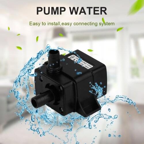 Ultra-quiet DC 12V 4.2W 240L/H Flow Rate Waterproof Brushless Pump Mini Submersible Water Pump Bomba De Agua Pet Water Dispenser