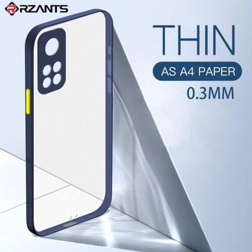 Rzants For Xiaomi Mi 10T Xiaomi MI 10T Pro Case Anti fingerprint Soft Casing 0.3MM Ultra Slim Thin Cool Clear Cover