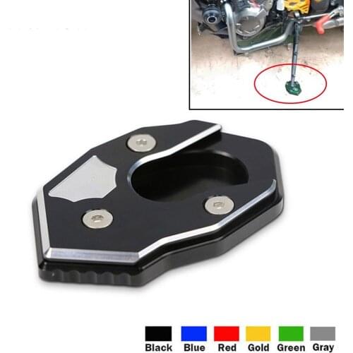 For KAWASAKI NINJA ZX-6R ZX6R ZX 6R 650R Motorcycle Kickstand Foot Side Stand Extension Pad Support Plate Enlarge Stand Cover