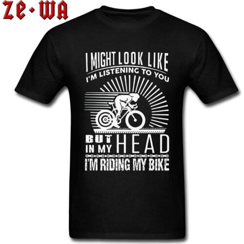 Breathless Biker Journey Tshirt Black Bicycle Cycle Men T Shirt Cotton Park Tee Shirts St. Patricks Day Birthday Gift Clothing