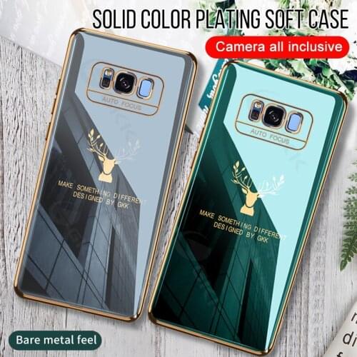 GKK luxury Pattern Plating Soft Case For Samsung Galaxy S8 Plus Case Anti-knock Ultra-thin Cover For Samsung Galaxy S8 Plus