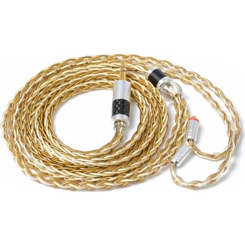 NiceHCK High Quality 8 Core OCC Copper Silver Plated Cable 3.5/2.5/4.4mm MMCX/2Pin For LZ A7 KXXS TFZ NiceHCK NX7 MK3