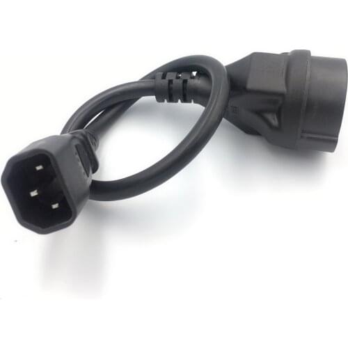 IEC 320 C14 to Euro Schuko Socket Power Cable PDU UPS Cable IEC C14 Schuko CEE7/4 Power Extension Cord 20cm 30cm 50cm Power Cord