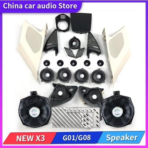 Speakers In The Car For BMW NEW X3 G01 Sound Horn High Frequency Tweeter harmankardon Cover Midrange Speakers 8 Inch Subwoofer