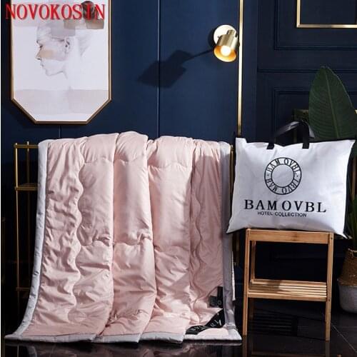 5 Color Plus Size Summer Washable Ice Silk Soft Core Quilt Thin Air Conditioner Single Double Solid Quilt Nucleo De Terciopelo