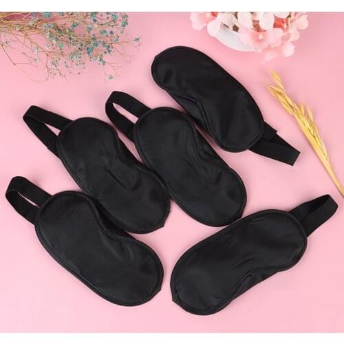 Eye Masks Shade Patch Women Men Blindfold Travel Sleepmasker Portable Eye Mask Black Fast Sleeping Eyeshade Cover