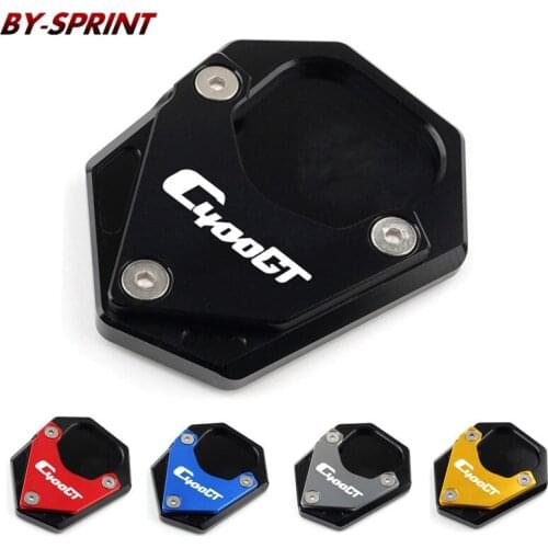 Motorcycle CNC Foot Side Stand Enlarger Plate Kickstand Extension Pad Accessories For BMW C400GT C400-GT c400 gt 2019-2021