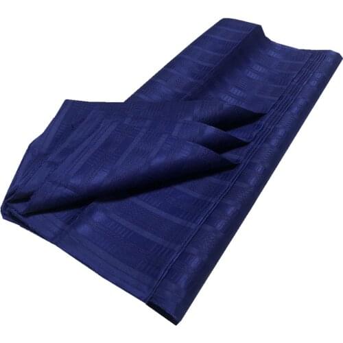 New desgin african atiku men fabric nigerian pure color royal blue ATIKU fabric nigerian garment fabric XX-50