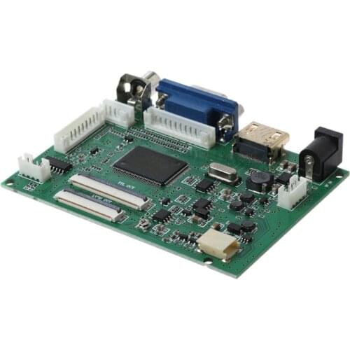 1Set VGA 2AV 40/50 Pins PC Controller Board Module for Raspberry PI 3 EJ101IA-01G IPS LCD Display Driver