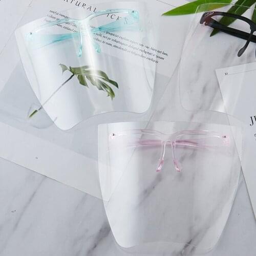 Transparent Face Masque Skin Care Adult Unisex Face Protect Full Face Protection Anti-Splash Mask Face Shield Kitchen Tools