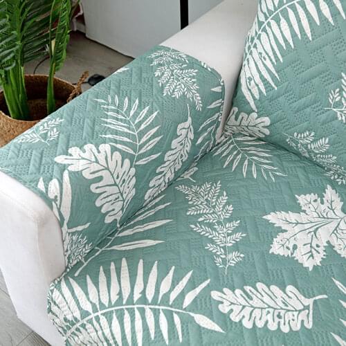 Sofa Covers Quilted Throw Slip Cover Couch Furniture Protector Pet Reversible Washable Removable Armrest Slipcovers 1/2/3 Seat
