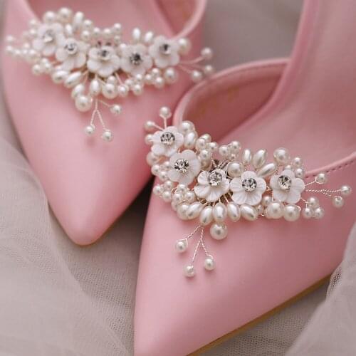TOPQUEEN-X09 Shoes Buckle For Bridal Exquisite Decoration Fashion Rhinestone Accessories On Cloth Bag Pinkage
