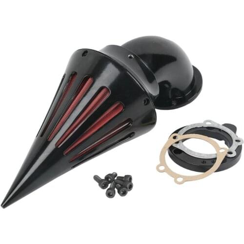 Motorcycle Spike Air Cleaner Intake Filter For Harley CV Custom Sportster Models Chrome/Black