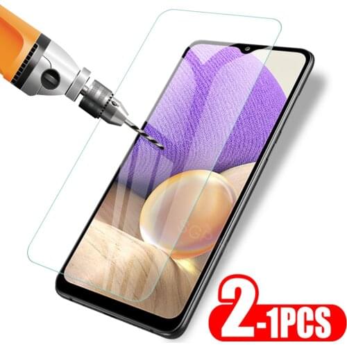 Tempered Glass For Samsung Galaxy A02 A02S A12 A32 A42 5G Safety Glas on samsun glaxy a 02 12 32 42 Full Cover Protective Film