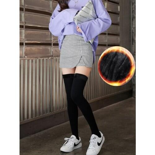 Winter Warm Thigh High Socks Entra Long Women Warm Sock Overknee Long Socks Female Thermal Socks Warm Stockings High Leg Warmers
